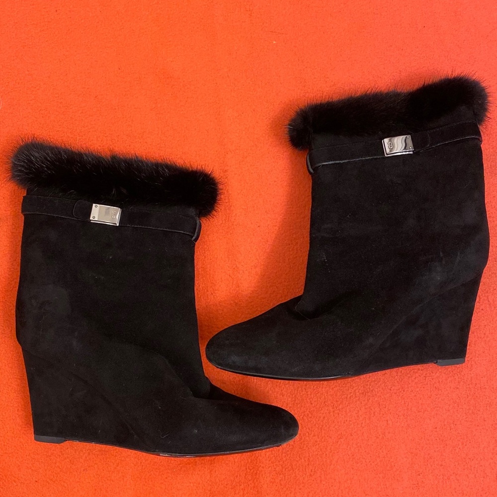 Christian Dior suede ankle boots
